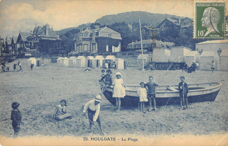 Carte postale ancienne Houlgate La Plage à Houlgate