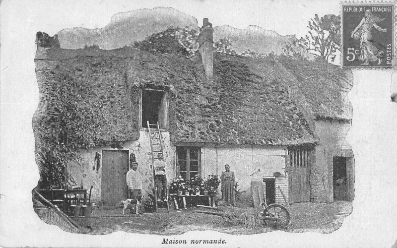 Carte postale ancienne Maison Normande