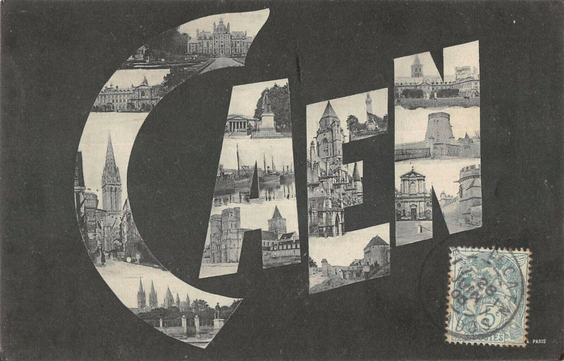 Carte postale ancienne Caen à Caen