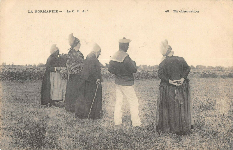 Carte postale ancienne La Normandie En Observation