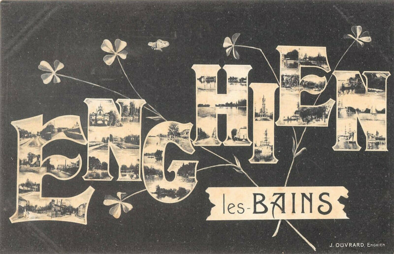 Carte postale ancienne Enghien Les Bains à Enghien-les-Bains