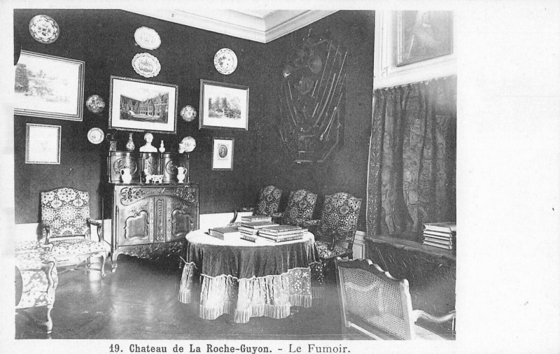Carte postale ancienne Chateau De La Roche Guyon Le Fumoir à La Roche-Guyon