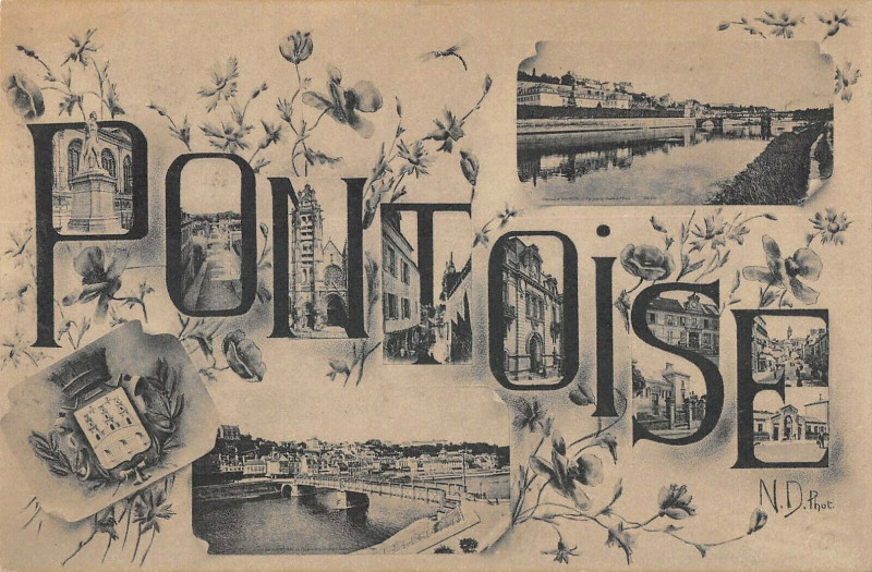 Carte postale ancienne Pontoise à Pontoise