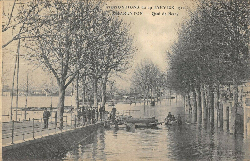 Carte postale ancienne Charenton Quai De Bercy