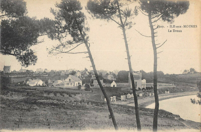Carte postale ancienne Ile Aux Moines Le Drenn