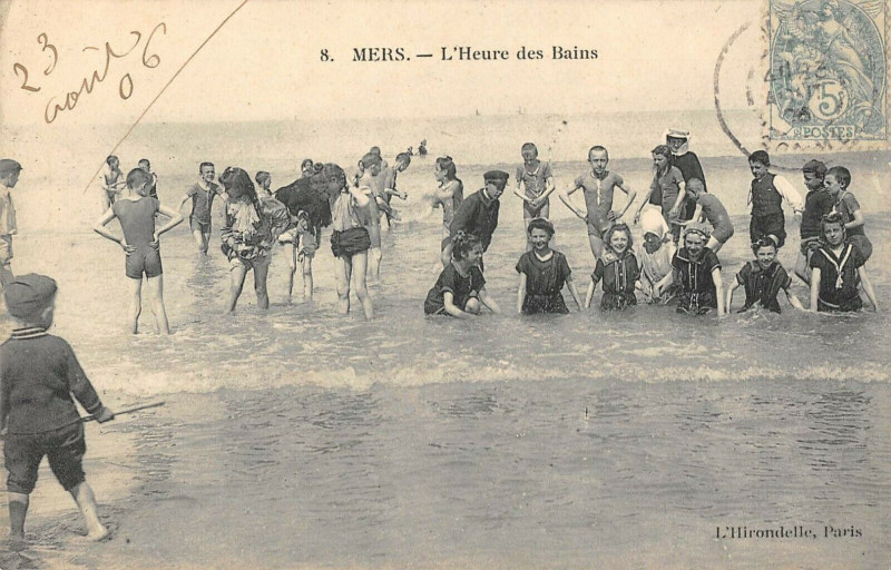 Carte postale ancienne Mers L'Heure Des Bains