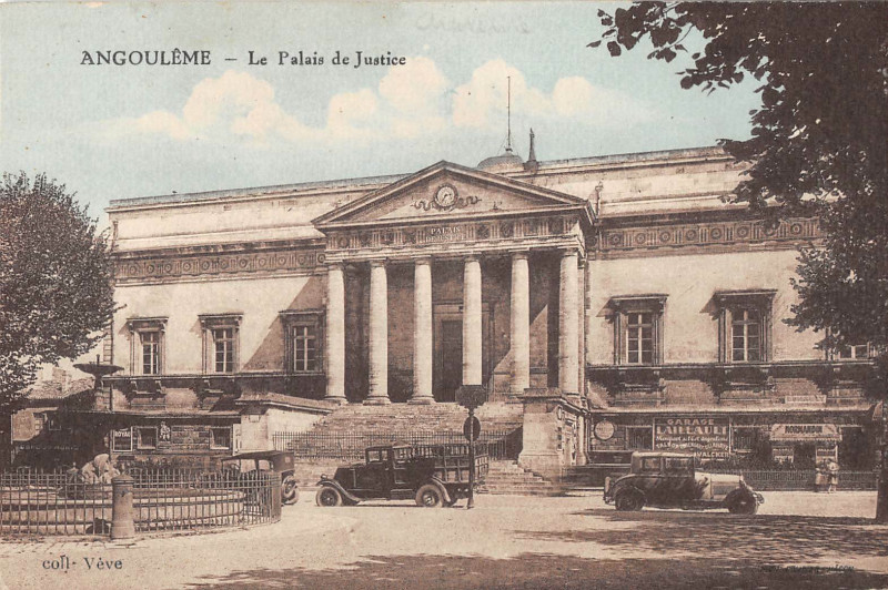 Carte postale ancienne Angouleme Le Palais De Justice à Angoulême