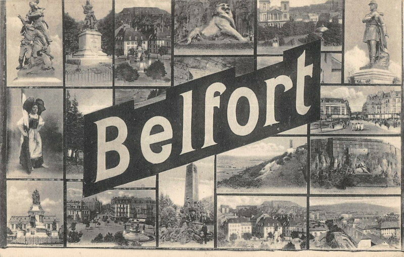 Carte postale ancienne Belfort à Belfort