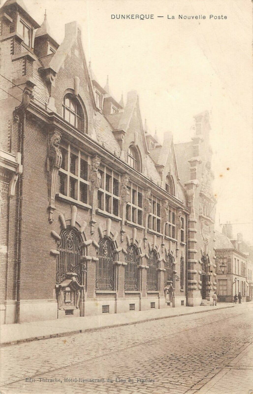 Carte postale ancienne Dunkerque La Nouvelle Poste à Dunkerque