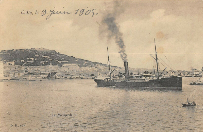 Carte postale ancienne Cette La Medjerda
