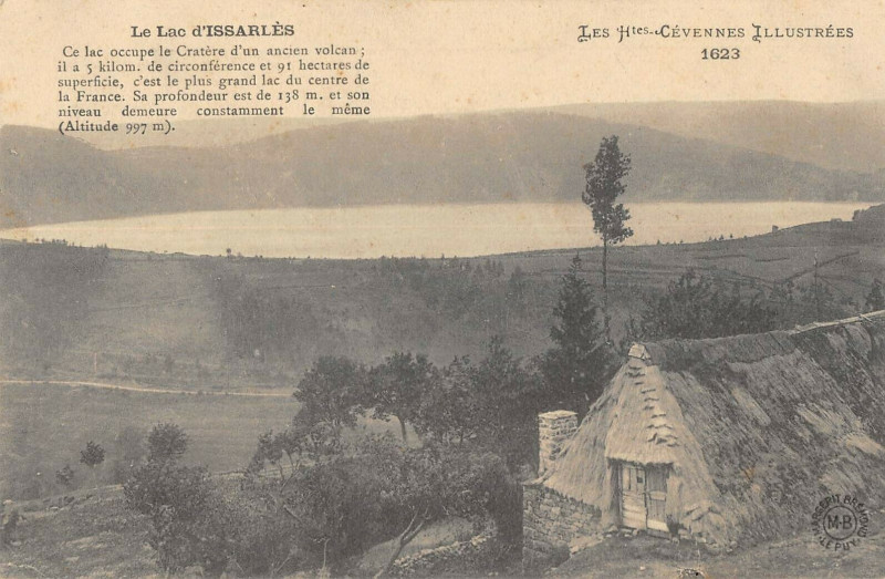 Carte postale ancienne Le Lac D'Issarles