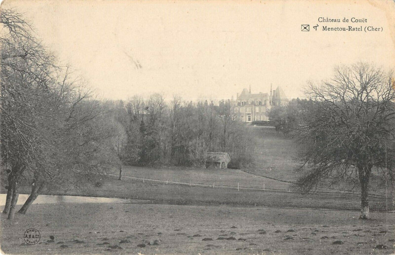 Carte postale ancienne Chateau De Couet Menetou Ratel