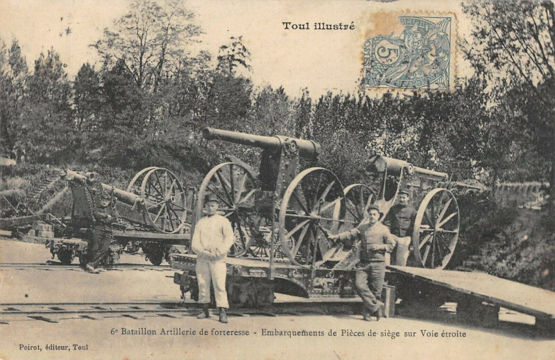 Carte postale ancienne Toul 6e Bataillon Artillerie De Forteresse à Toul