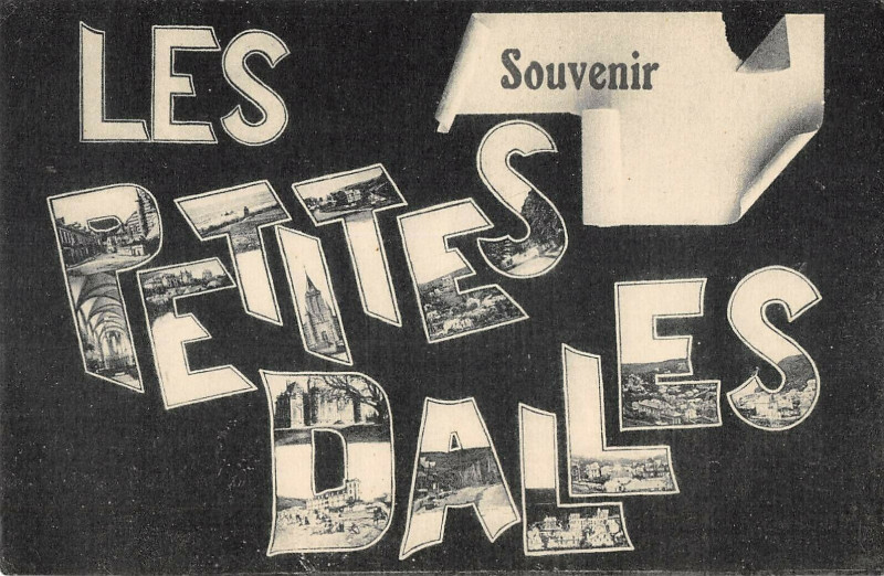 Carte postale ancienne Les Petites Dalles Souvenir