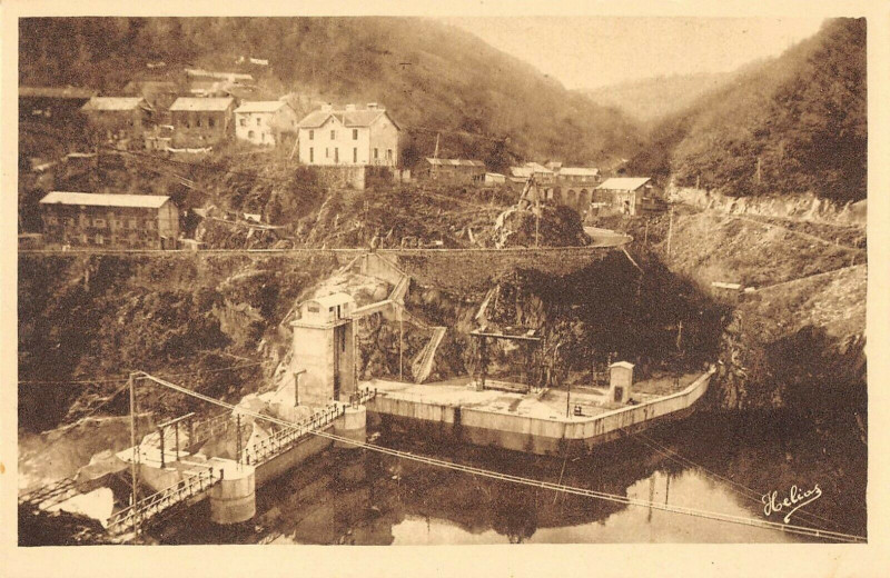 Carte postale ancienne Barrage De La Cadeune