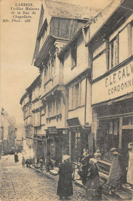 Carte postale ancienne Saint Aignan Du Cher Rue Du Four