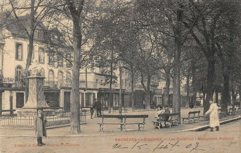 Carte postale ancienne Bagneres De Bigorre Les Coustous
