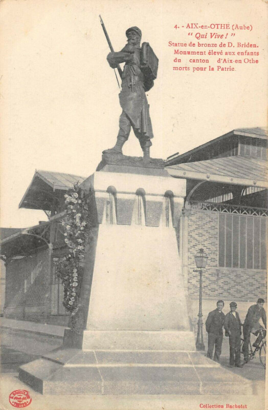 Carte postale ancienne Aix En Othe Qui Vive