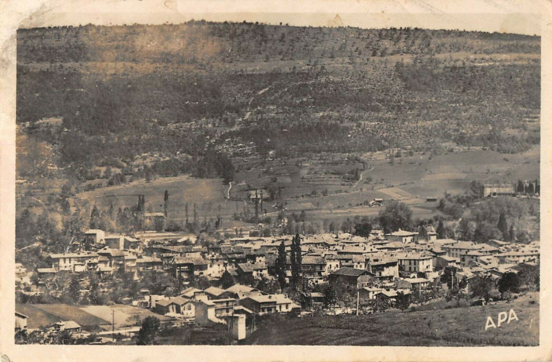 Carte postale ancienne Belesta Vue Generale à Bélesta