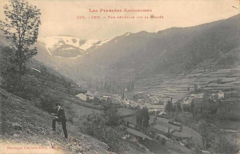 Carte postale ancienne Sem Vue Generale Sur La Vallee