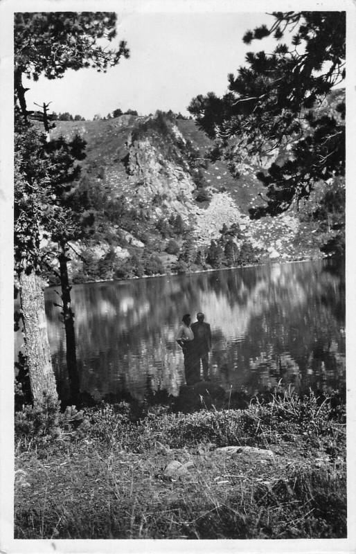 Carte postale ancienne Querigut Le Lac à Quérigut
