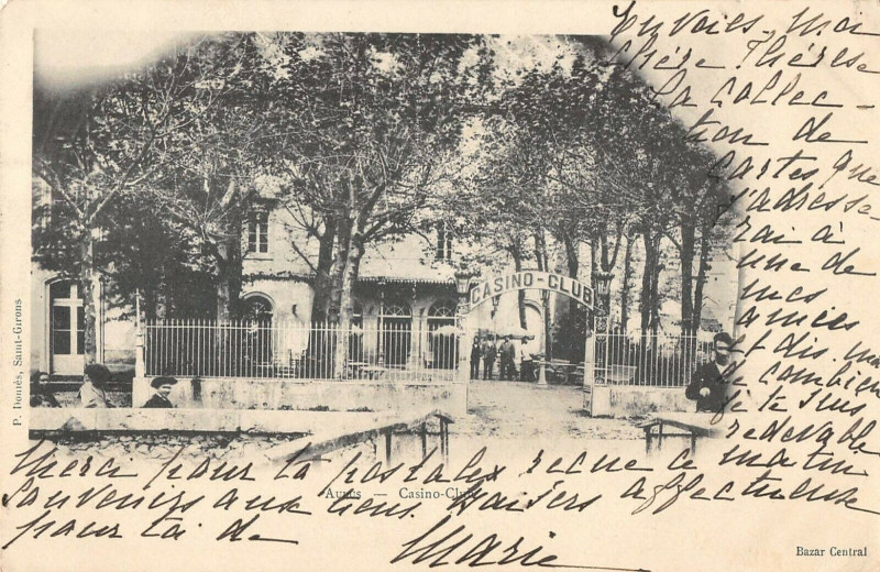 Carte postale ancienne Aulus Casino Club