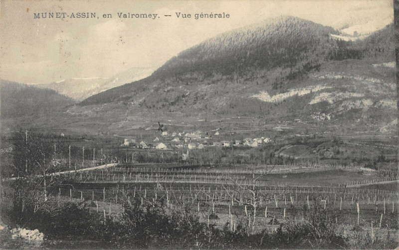 Carte postale ancienne Munet Assin En Valmorey