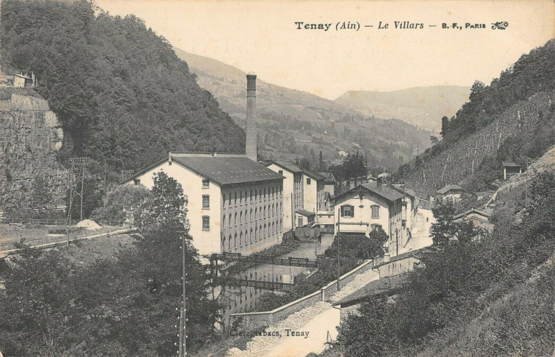 Carte postale ancienne Tenay Le Villars à Tenay