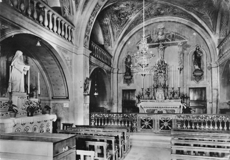 Carte postale ancienne Tournemire La Chapelle à Tournemire