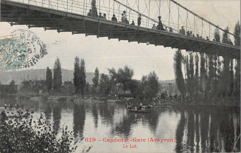 Carte postale ancienne Capdenac Gare Le Lot à Capdenac-Gare