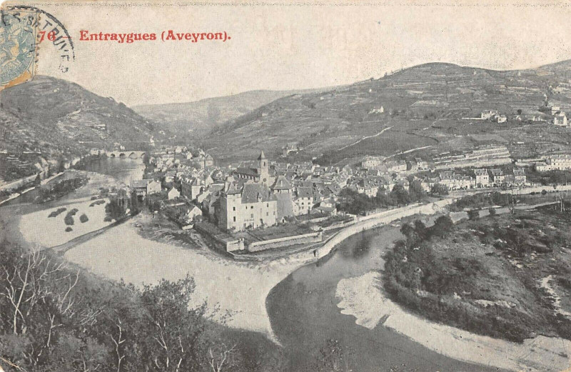 Carte postale ancienne Entraygues
