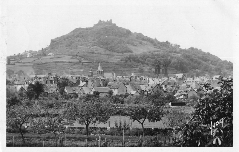 Carte postale ancienne Espalion Vue Generale à Espalion