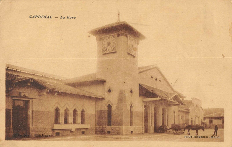 Carte postale ancienne Capdenac La Gare