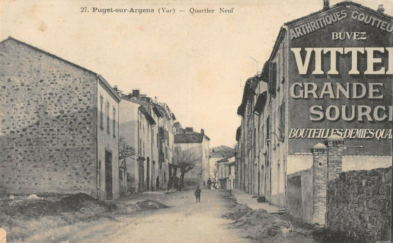 Carte postale ancienne Puget Sur Argens Quartier Neuf à Puget-sur-Argens