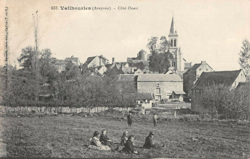 Carte postale ancienne Vaihourles Cote Ouest