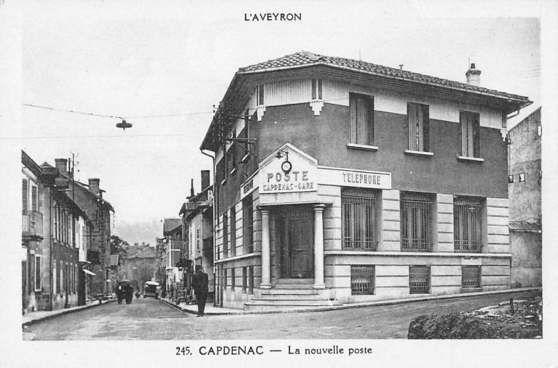 Carte postale ancienne Capdenac La Nouvelle Poste