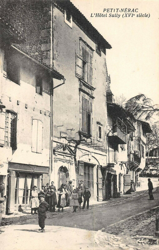 Carte postale ancienne Petit Nerac Hotel Sully à Nérac