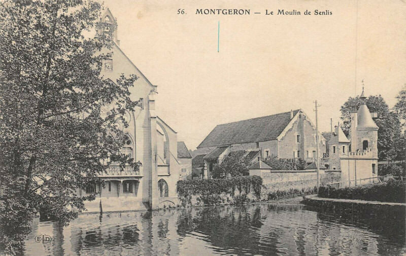 Carte postale ancienne Montgeron Le Moulin De Senlis à Montgeron