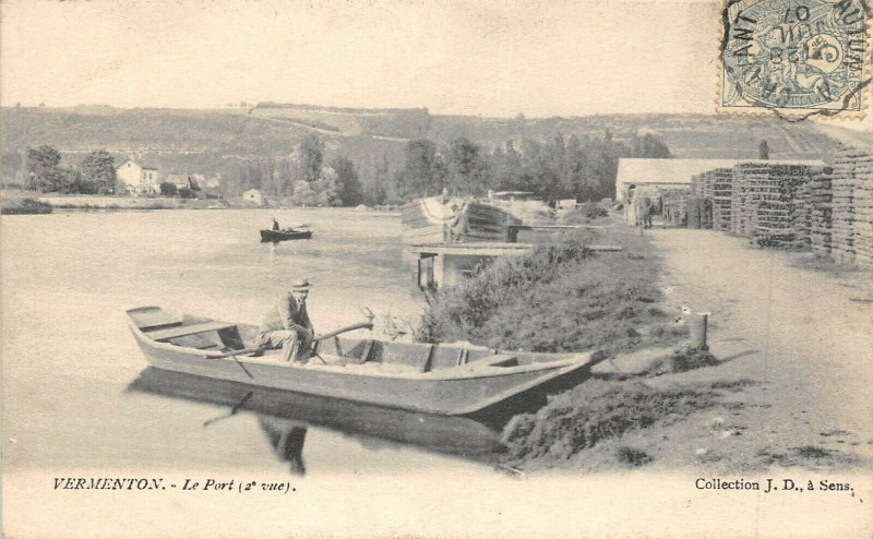 Carte postale ancienne Vermenton Le Port 2eme Vue à Vermenton