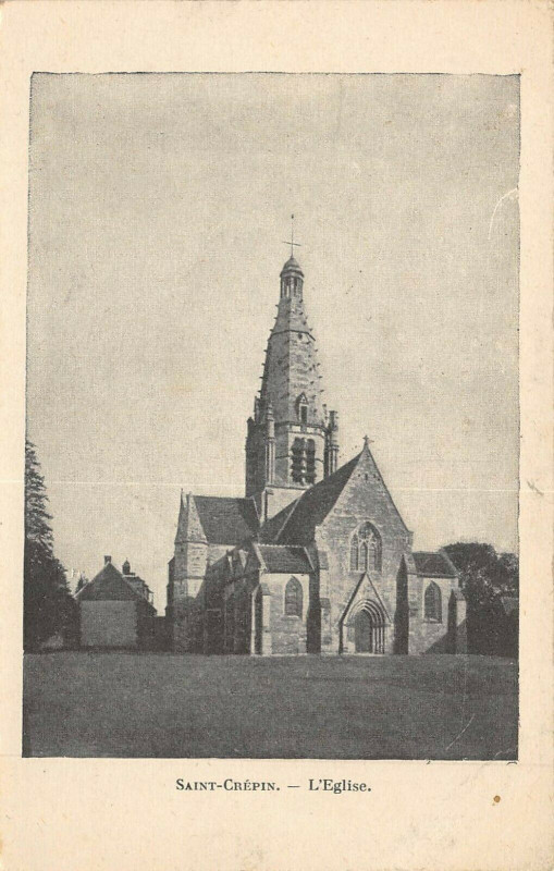 Carte postale ancienne Saint Crepin L'Eglise