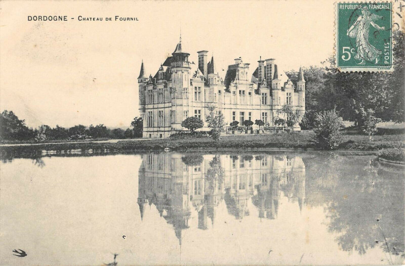 Carte postale ancienne Dordogne Chateau De Fournil