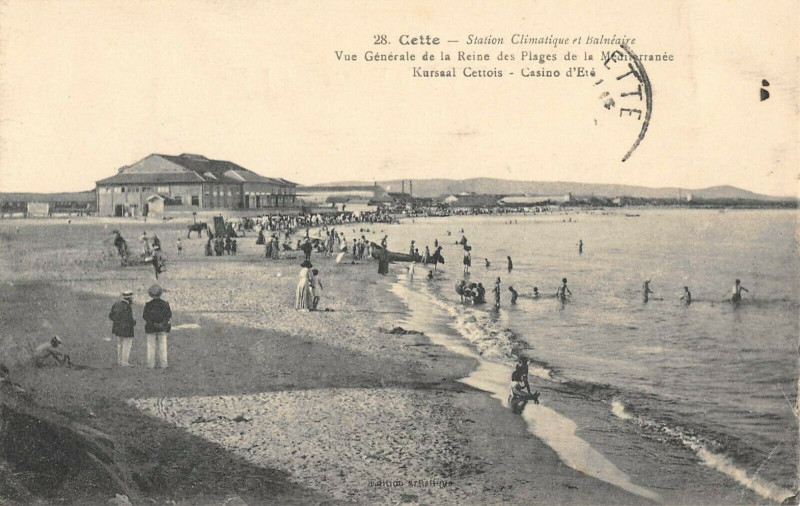 Carte postale ancienne Cette Vue Generale De La Reine Des Plages