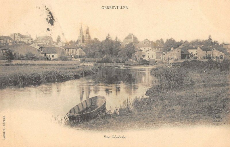 Carte postale ancienne Gerbeviller Vue Generale à Gerbéviller