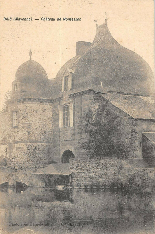 Carte postale ancienne Bais Chateau De Montesson à Bais