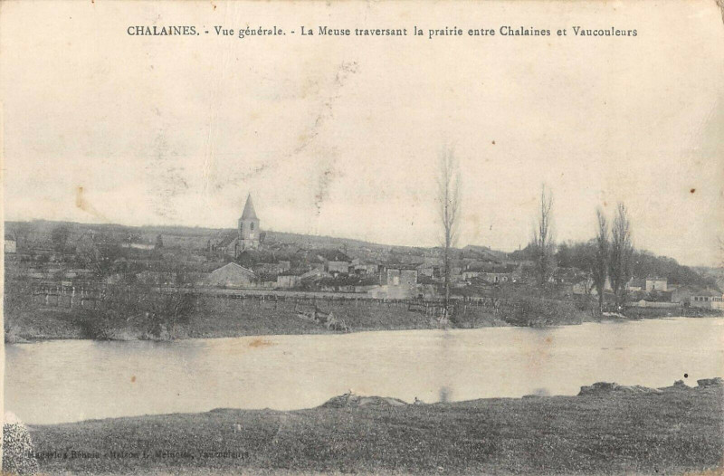 Carte postale ancienne Chalaines Vue Generale à Chalaines