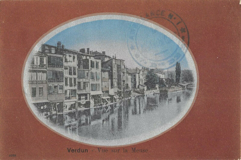 Carte postale ancienne Verdun Vue Sur La Meuse à Verdun