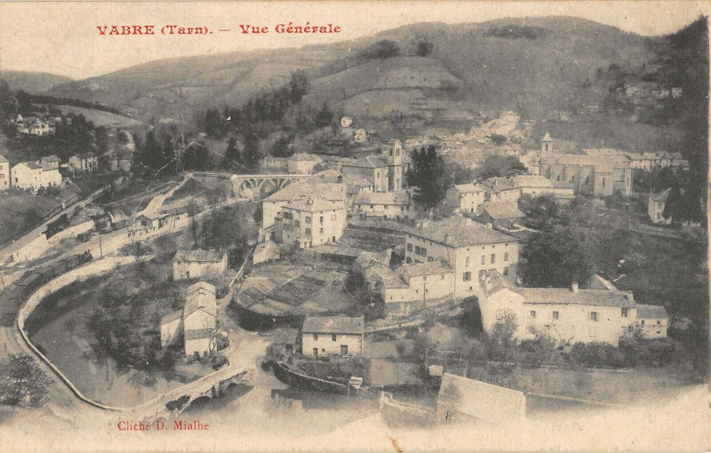 Carte postale ancienne Vabre Vue Generale à Vabre