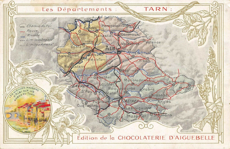 Carte postale ancienne Cpa Representant Le Departement Du Tarn