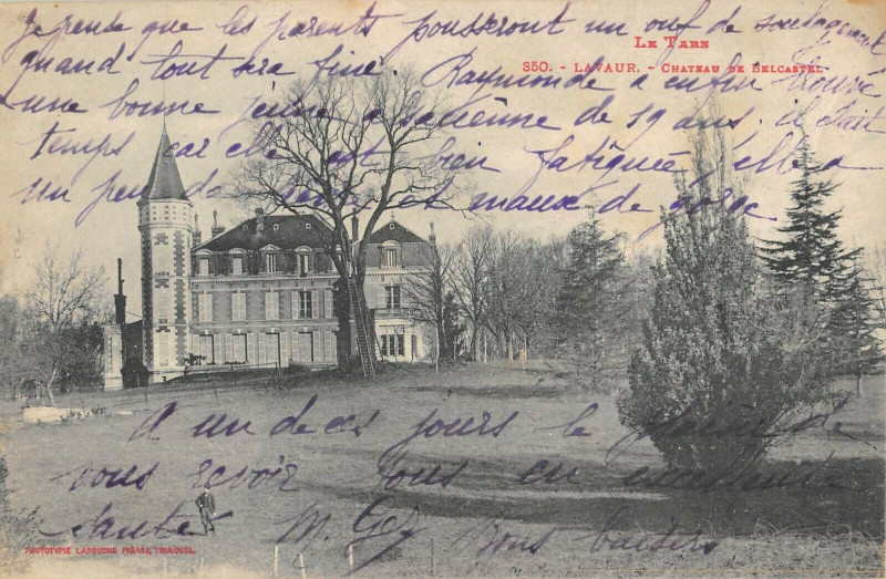 Carte postale ancienne Lavaur Chateau De Belcastel à Lavaur