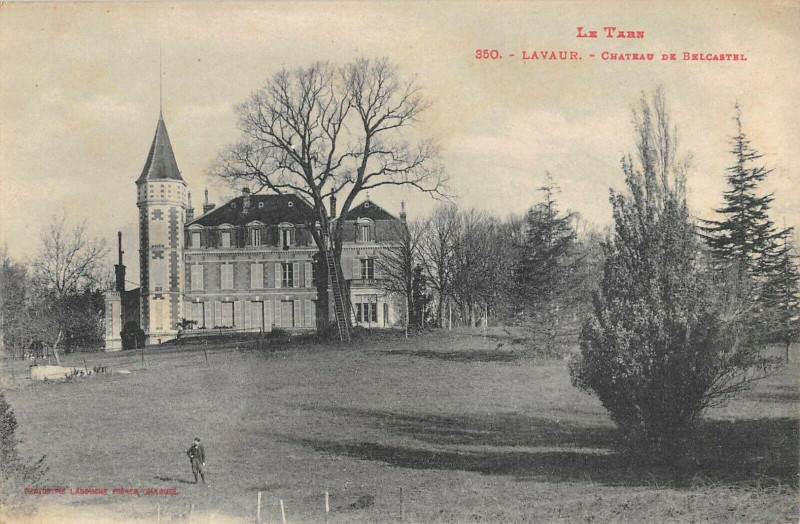 Carte postale ancienne Lavaur Chateau De Belcastel à Lavaur